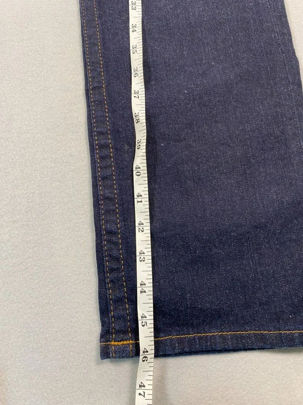 True Religion Ricky Mens Relaxed Straight Denim Jeans 34 Dark Wash Cotton